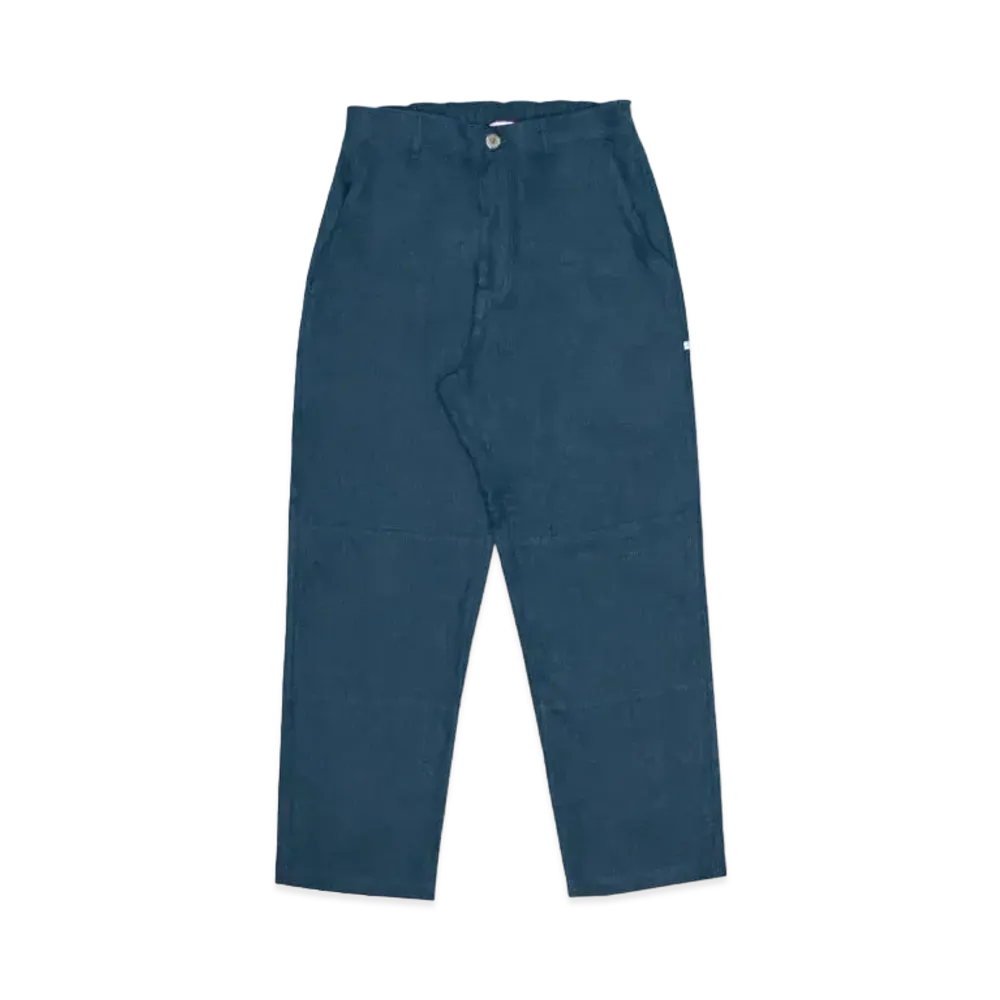 Richardson Linen Suit Pants "Petrol Blue"