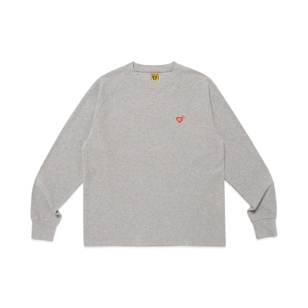 HUMAN MADE Raglan Sleeve L/S T-Shirt "Gray"
