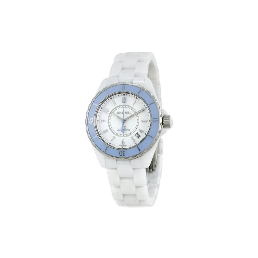 CHANEL J12 Ceramic 38mm Soft Blue World Limited Edition 1200 pieces "White"