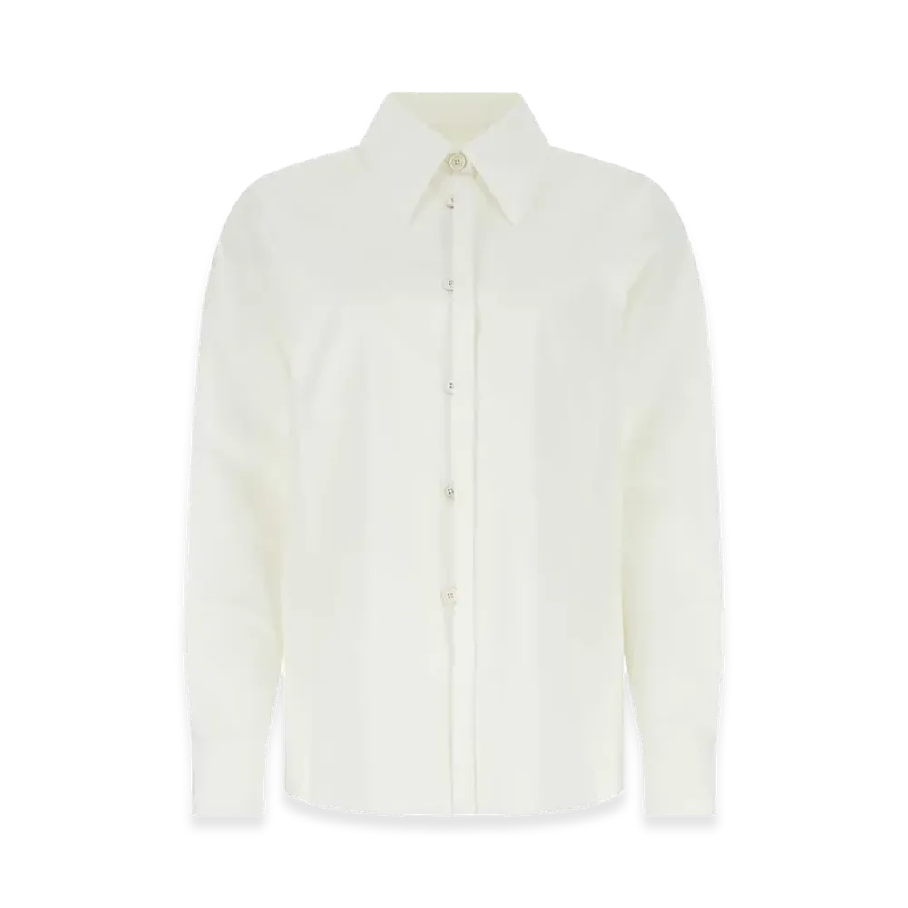 Jil Sander Women's Poplin Oversize Shirt "White"