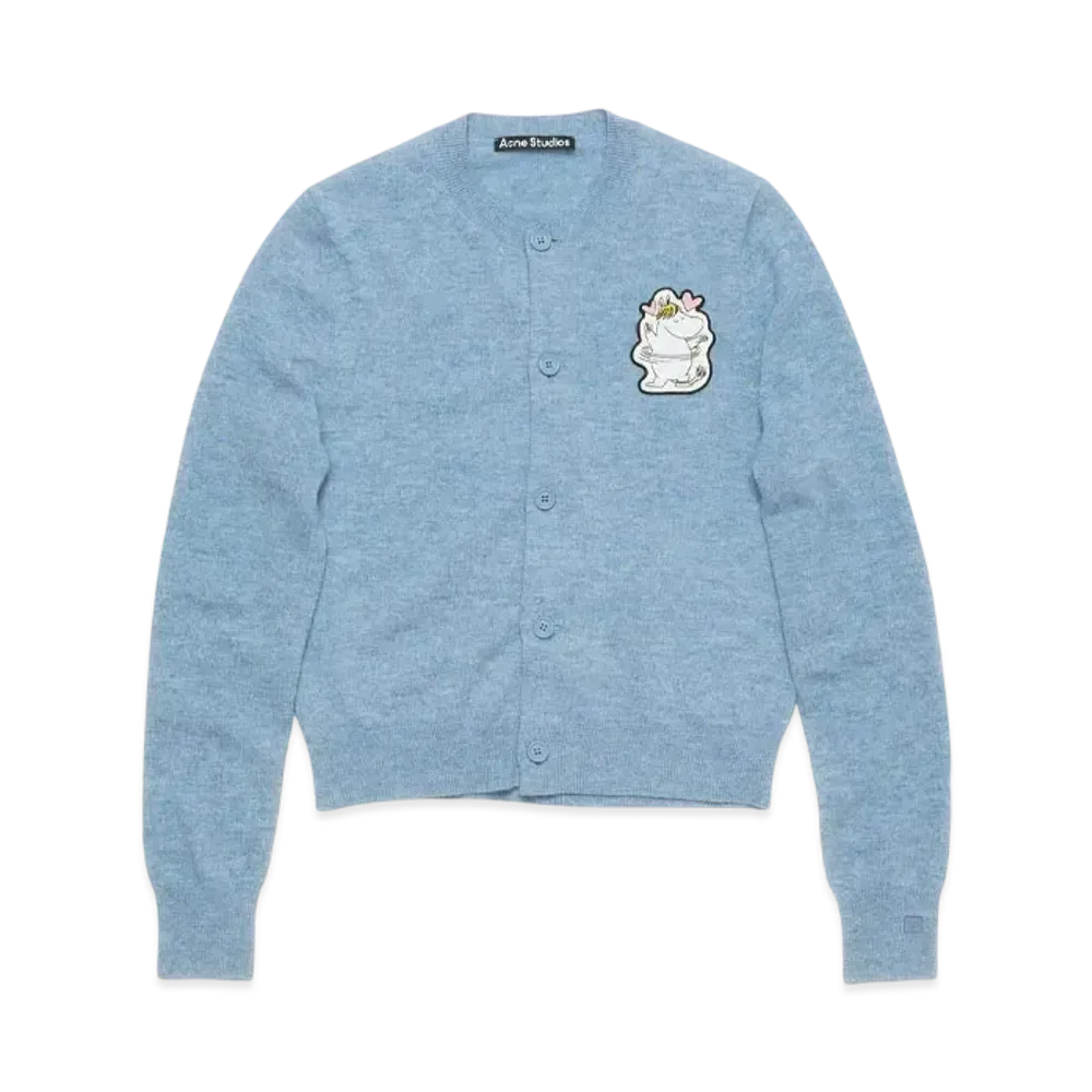 Acne Studios x Moomin Cardigan "Steel Blue"