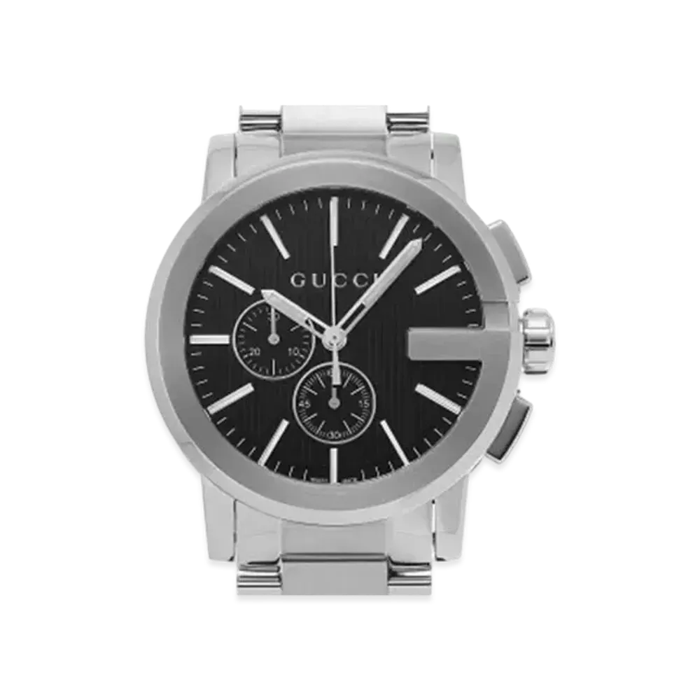 GUCCI G-Chrono "Black/Stainless Steel"
