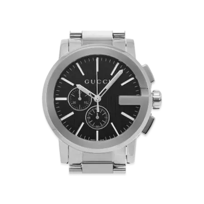 GUCCI G-Chrono "Black/Stainless Steel"