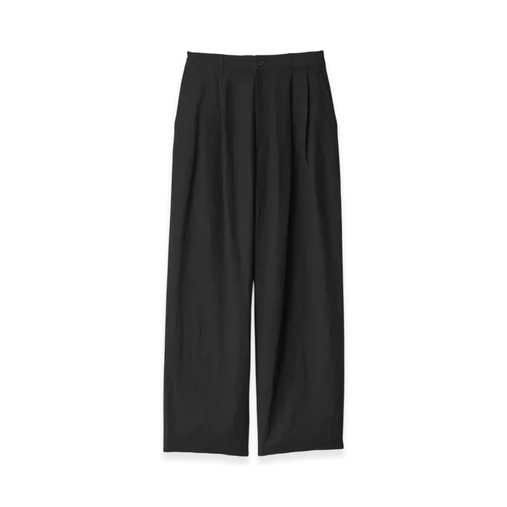 ssstein Rayon/Linen Wide Easy Trousers "Black"