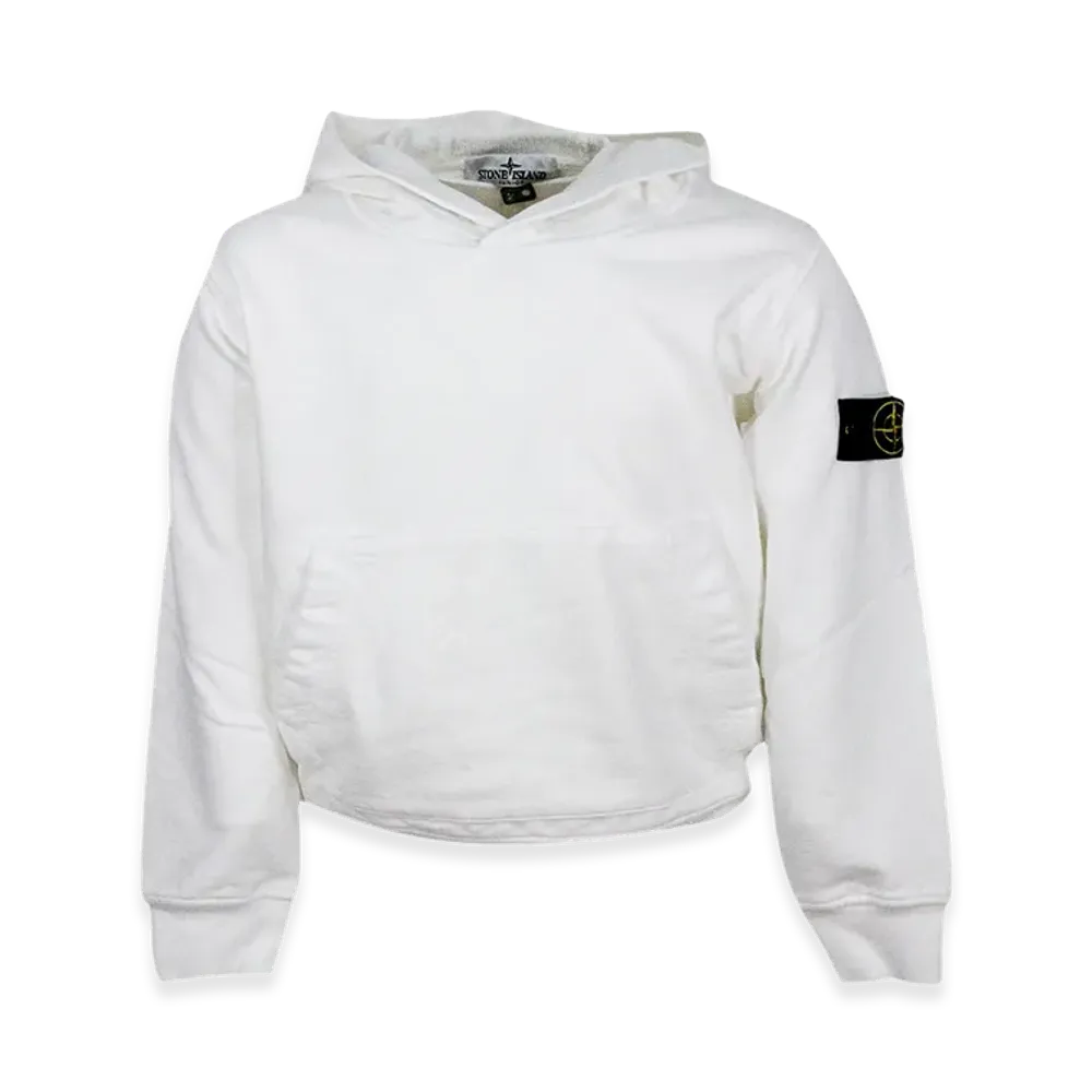 Stone Island Kids Hoodie "White"