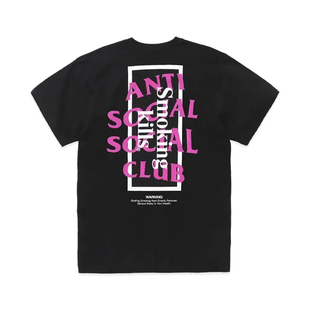 ANTI SOCIAL SOCIAL CLUB collaboration with #FR2 Smoking kills T-shirt "Black"