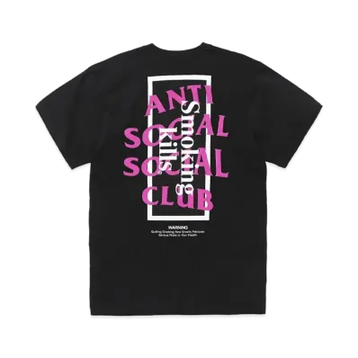 ANTI SOCIAL SOCIAL CLUB collaboration with #FR2 Smoking kills T-shirt "Black"