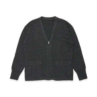 T.T Taiga Takahashi LOT.530 Zip-Up Cardigan "Charcoal"