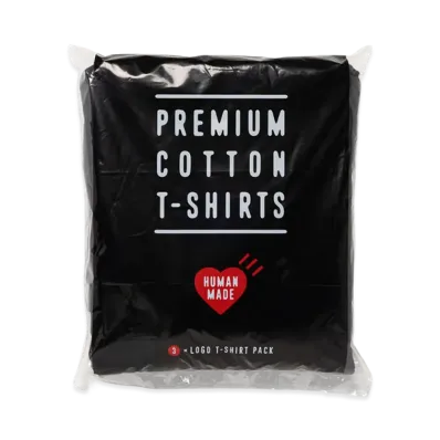 HUMAN MADE 3-Pack T-Shirt Set "Black"