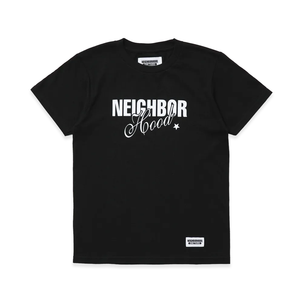 NEIGHBORHOOD One Third Kids OT . Tee SS-6 "Black"