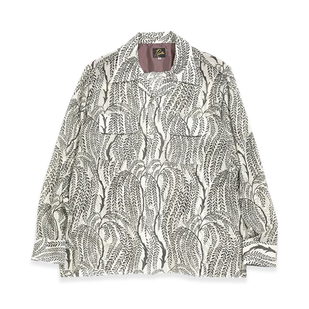 NEEDLES C.O.B. Classic Shirt - Poly Chiffon / Pt. "Tree"