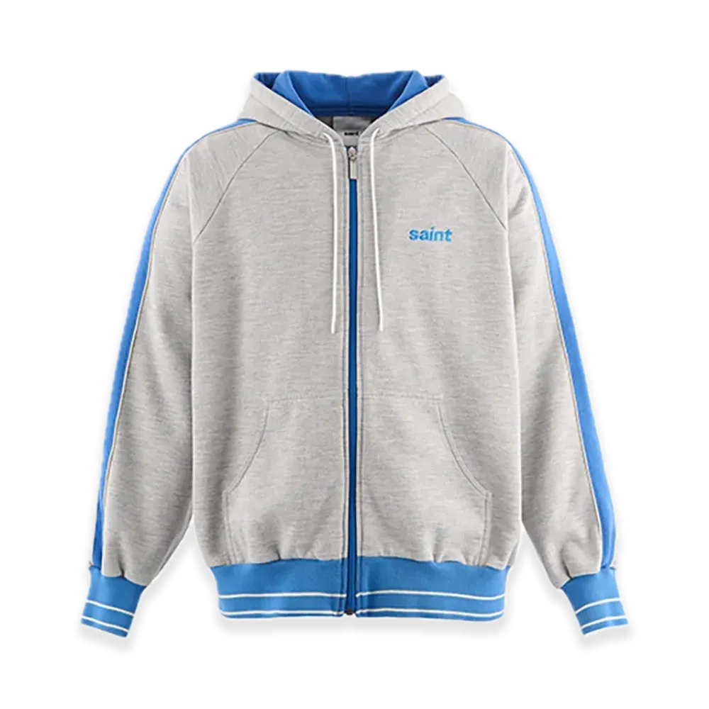 SAINT Mxxxxxx Zip Hoodie Side Line "Gray"