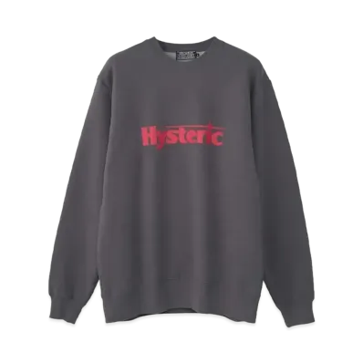HYSTERIC GLAMOUR Flying V Sweat "Charcoal Gray"