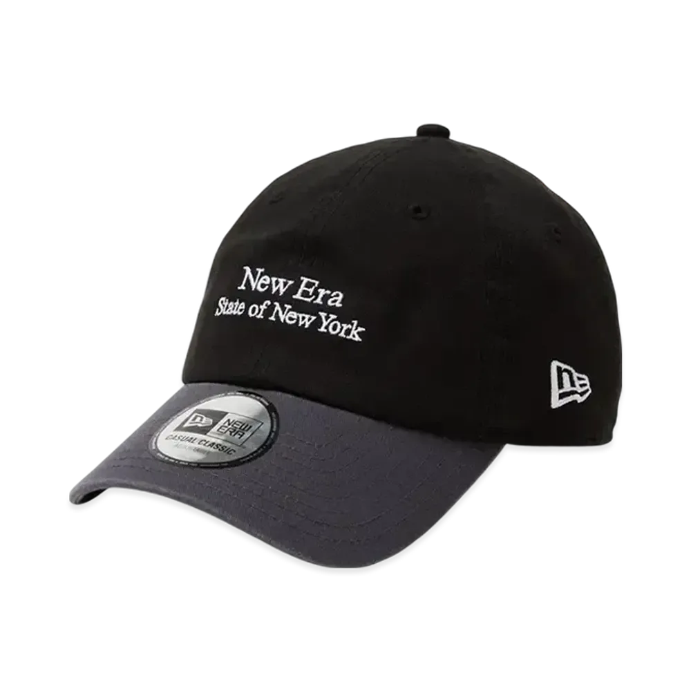 NEW ERA Casual Classic State of New York "Black/Dark Gray"