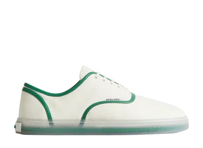 Bottega Veneta Women's Selena Sneakers "Alabaster/Grass Green"