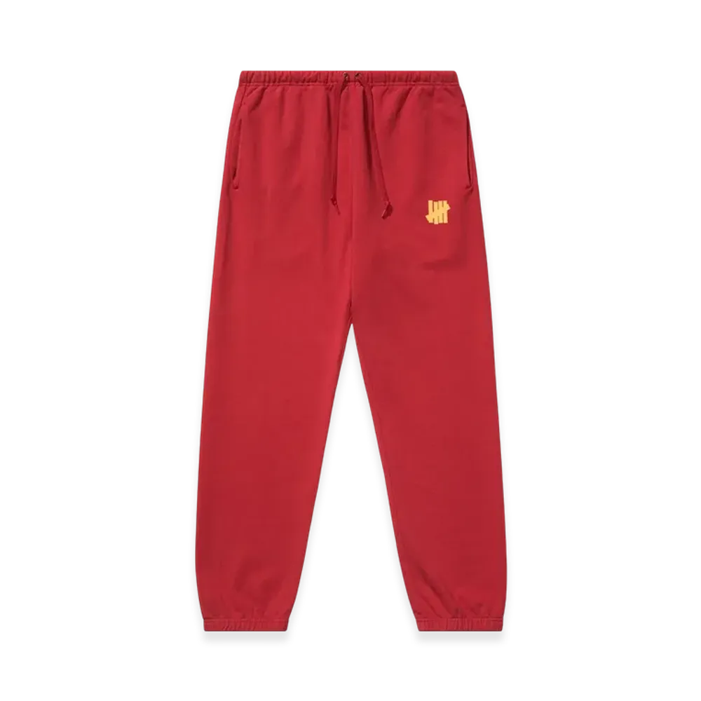 UNDEFEATED Icon Sweatpant "Red"