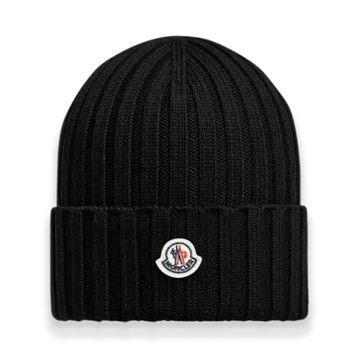 MONCLER Wool Beanie "Black"