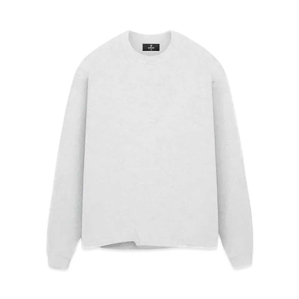 REPRESENT Initial Long Sleeve T-Shirt "Ice Grey Marl"