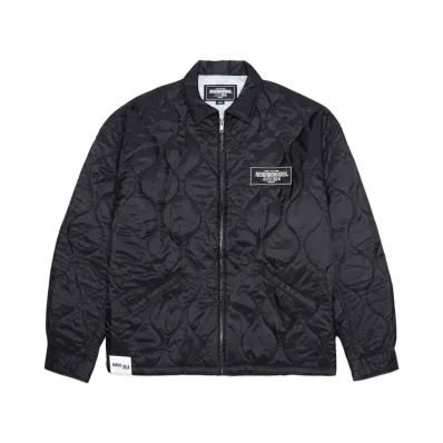WIND AND SEA x NEIGHBORHOOD Quilt Souvenir Jacket "Black" 231TSWSN-JKM01S