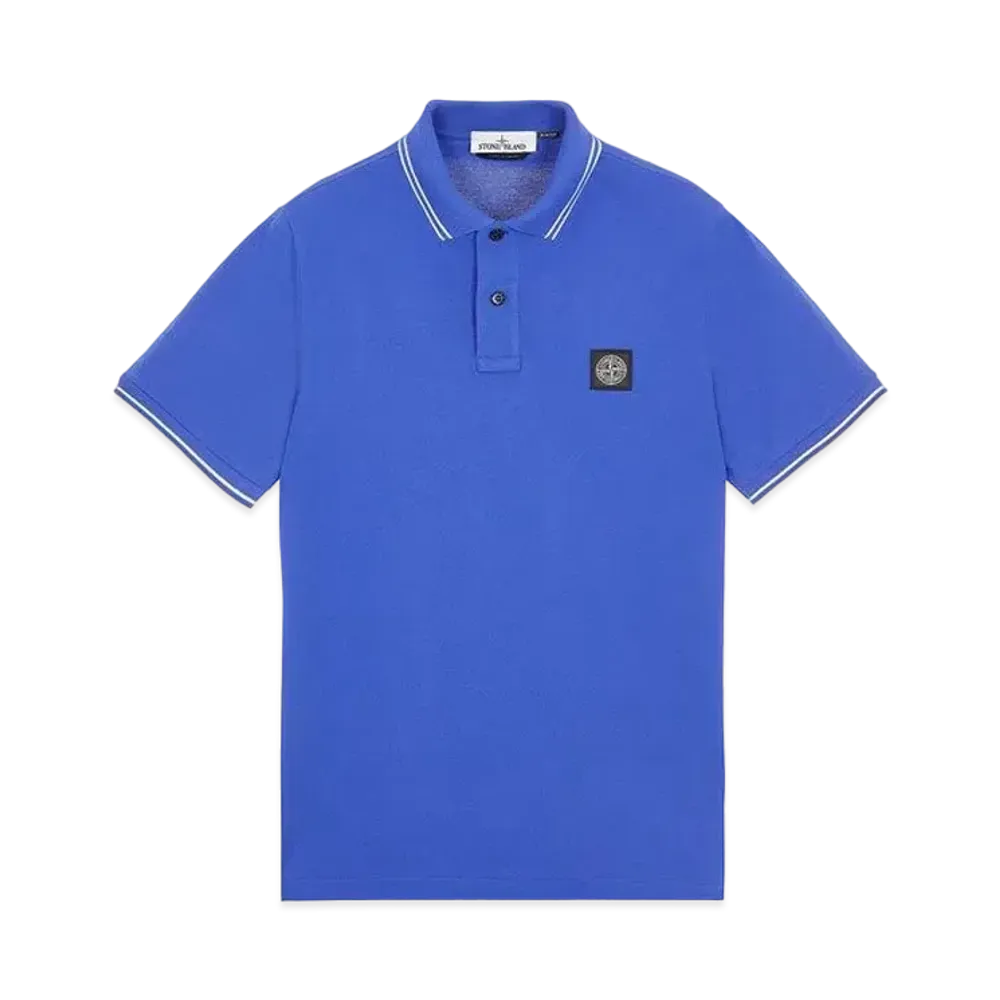 Stone Island 22S18 STRETCH COTTON PIQUE_SLIM FIT "Periwinkle"