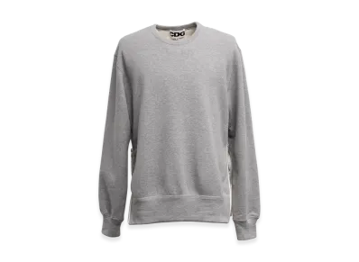 COMME des GARCONS CDG Classic Crew Neck Sweatshirt With Zip "Grey"