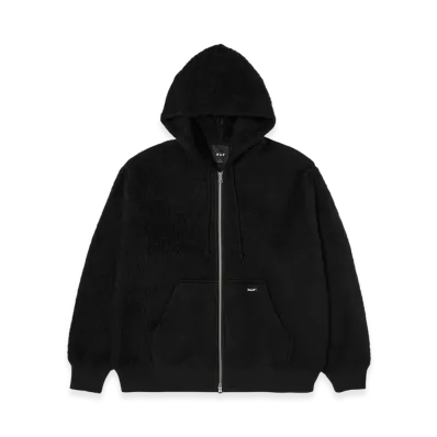 HUF Corso Heavyweight Full Zip Hoodie "Black"