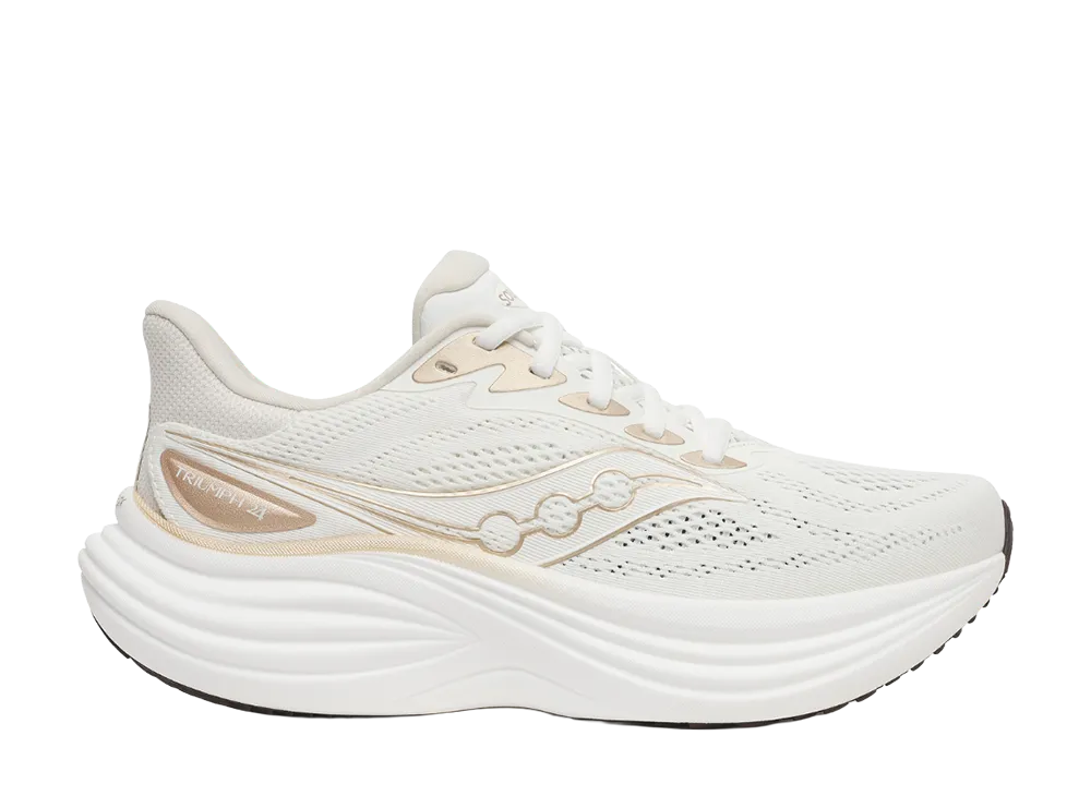 Saucony Women's Triumph 24 "Ivory/Eggshell"