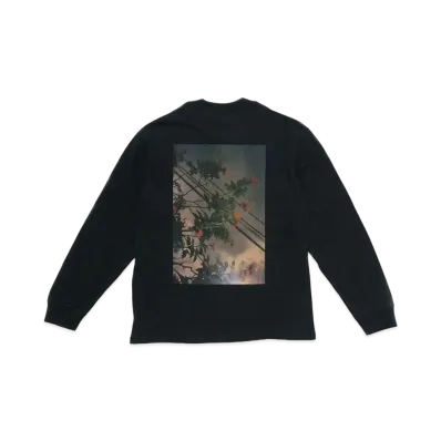 FEAR OF GOD ESSENTIALS Long Sleeve Photo T-shirt "Black"
