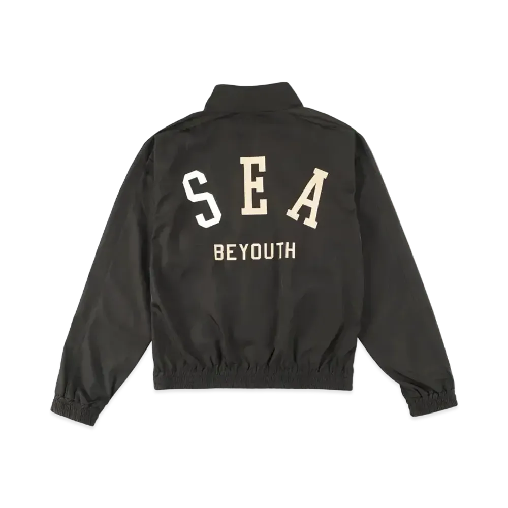 WIND AND SEA BYT (SEA) Nylon Coach Jacket "Black"