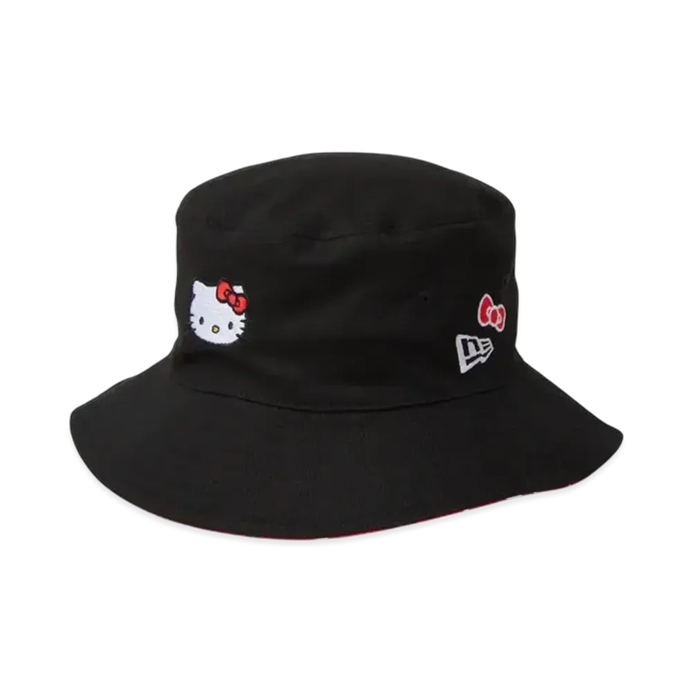 NEW ERA x HELLO KITTY Kid's Bucket 01 Reversible Hello Kitty "Black"
