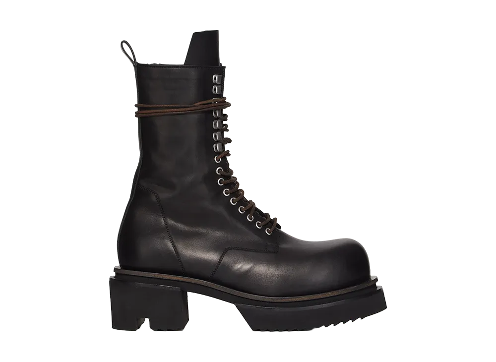 Rick Owens Lace Up Bogun "Black"