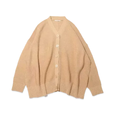 atmos pink Knit Cardigan "Beige"