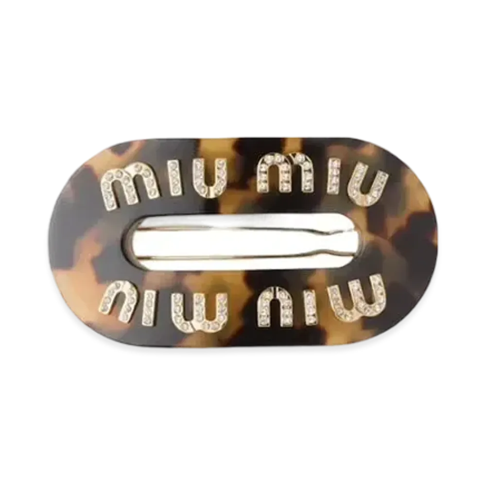 MIU MIU Risid Plex Hair Clip "Totus Color"