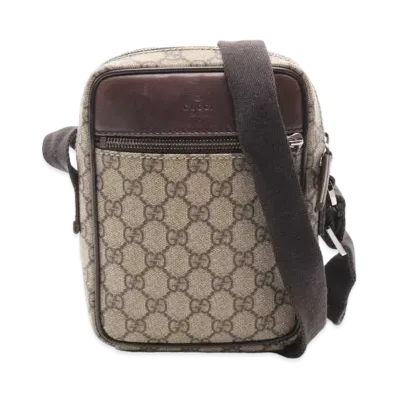 GUCCI GG Supreme Shoulder Bag "Beige"