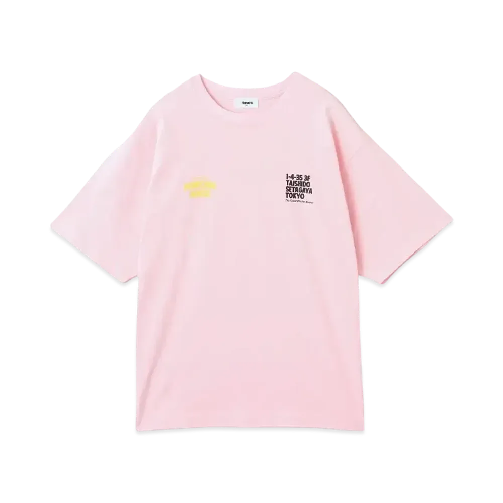 atmos pink x MONICHIKI HOUSE Address T-Shirt "Pink"