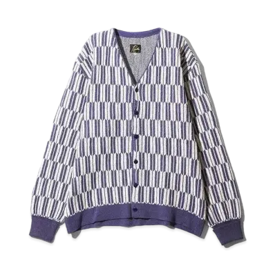 Needles V Neck Cardigan - Arrow "Purple"