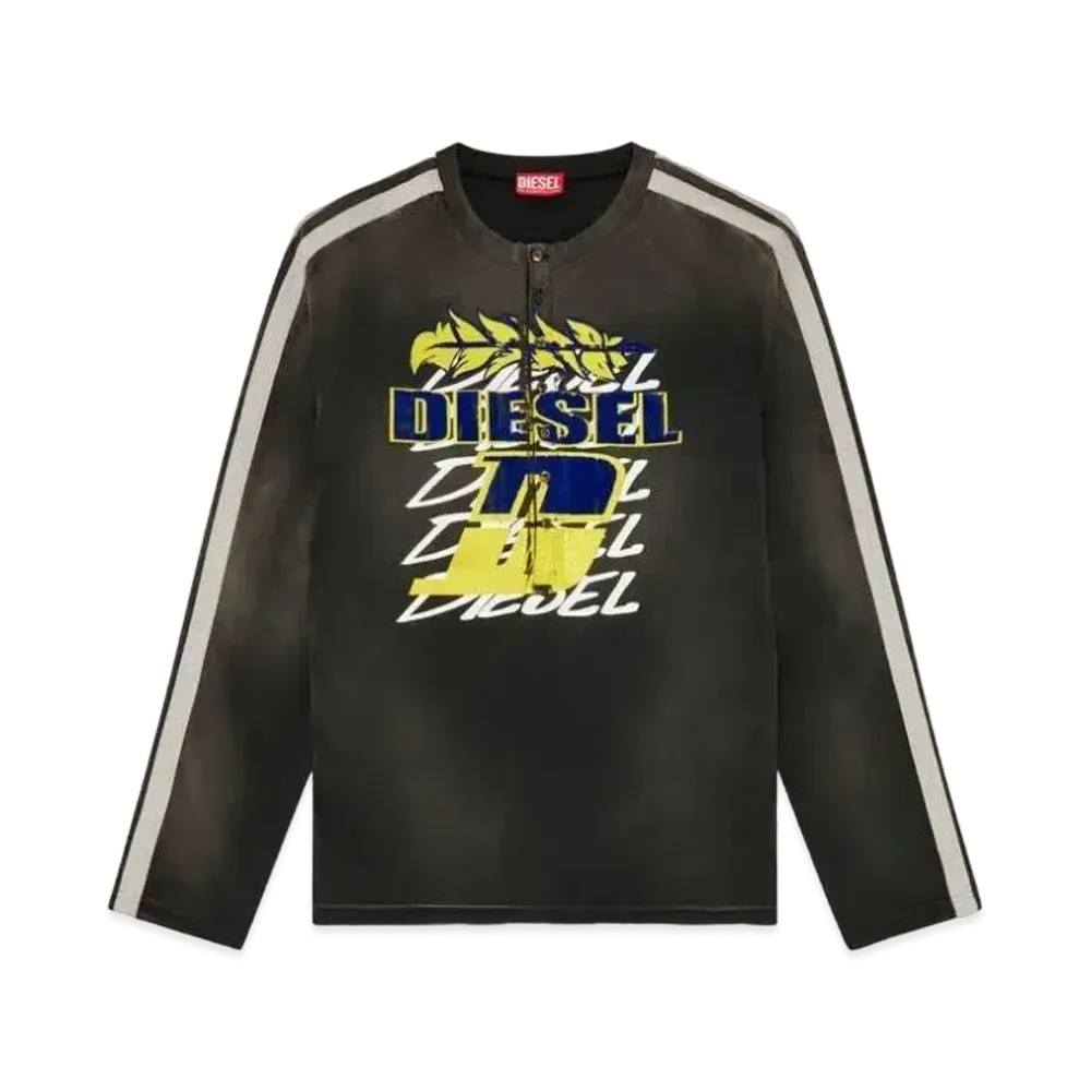 Diesel T-Roxfino-Stripe "Black"