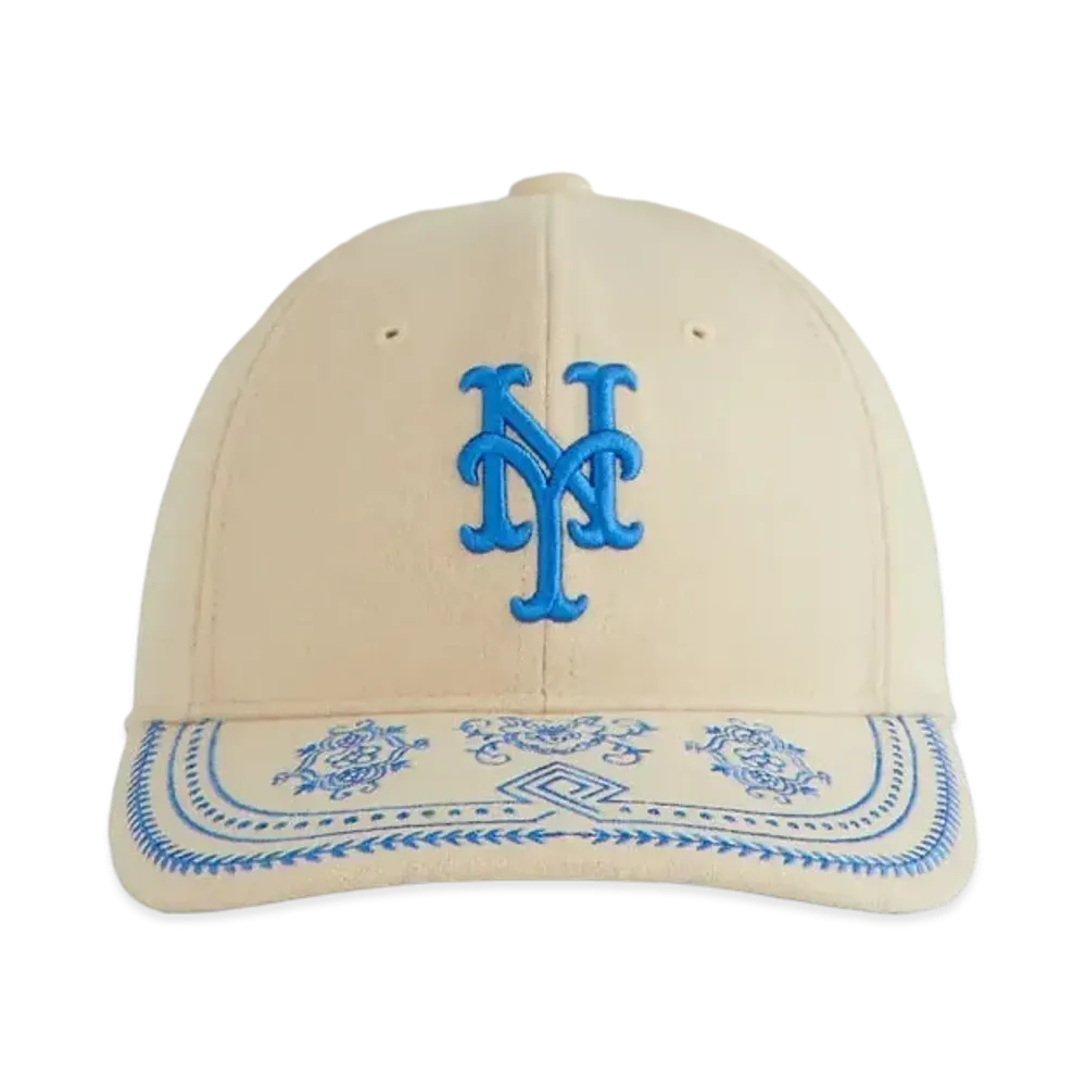 Kith x '47 For The New York Mets Embroidered Franchise LS Cap "Sandrift"