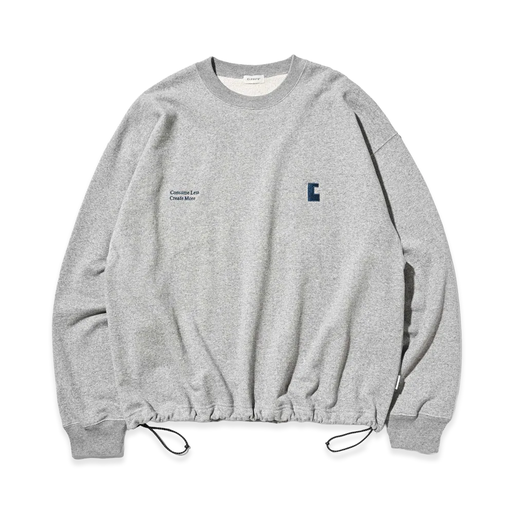 CLESSTE "C x Concept" Sweatshirt With Drawstrings "Gray"