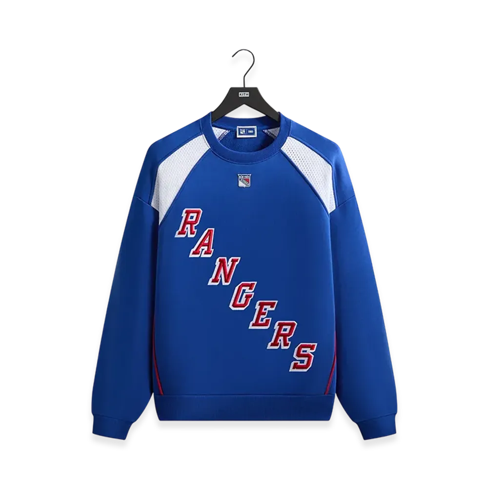 Kith x The New York Rangers Classic Nelson Crewneck "Cyclone"