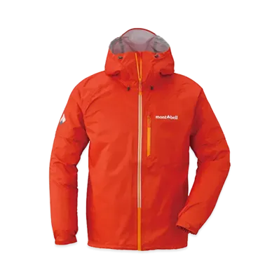 mont-bell US Convertible Rain Jacket "Hot Red"