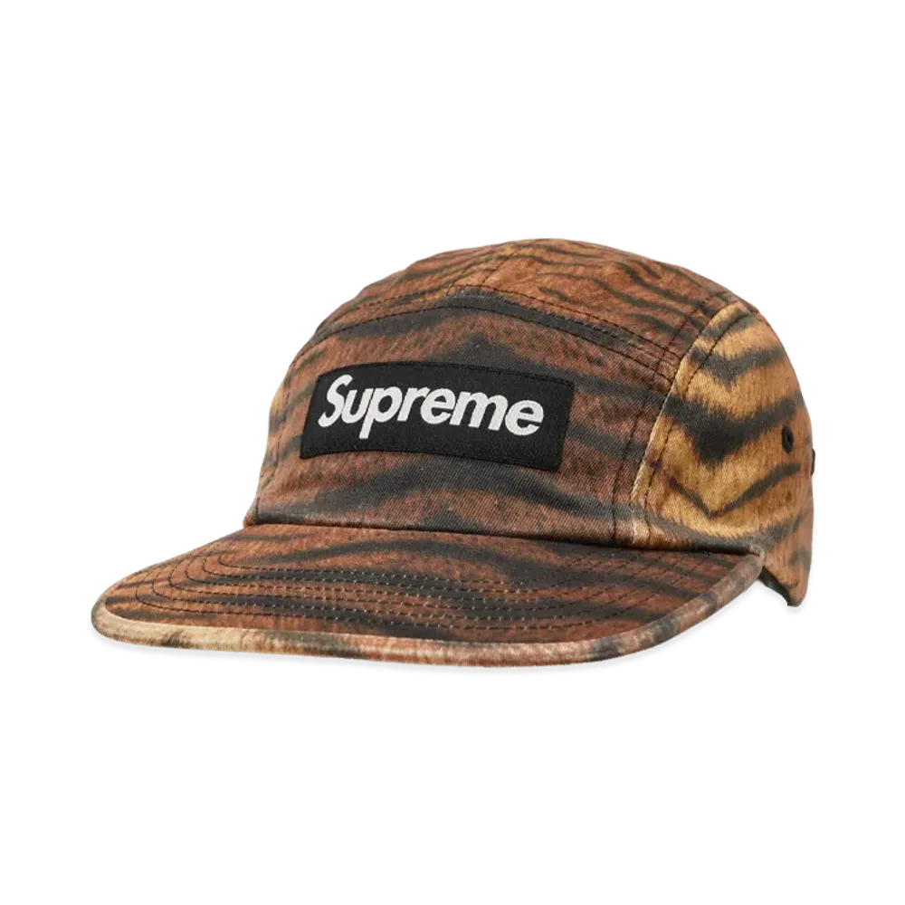 Supreme Washed Chino Twill Camp Cap (25FW) "Tiger"