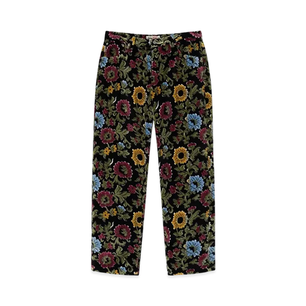 Stussy Floral Jacquard Big OL' Jean "Black"
