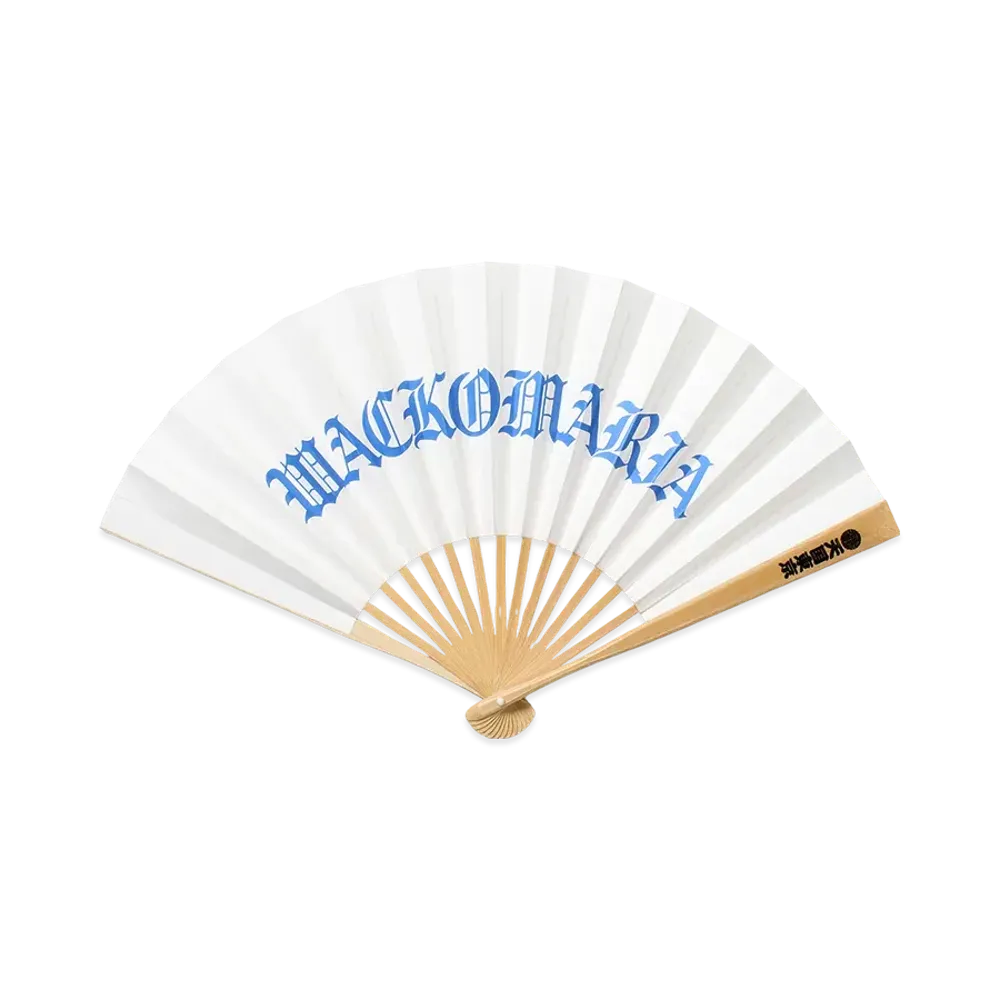 WACKO MARIA Folding Fan "Blue"