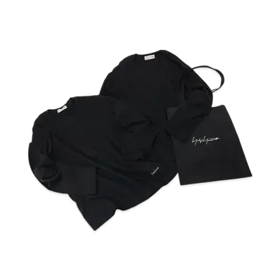 Yohji Yamamoto 2 Pack T-Shirts & Totebag "Black"
