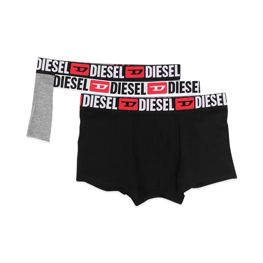 Diesel Stretch Cotton Boxer Set "Black/Grey/White"