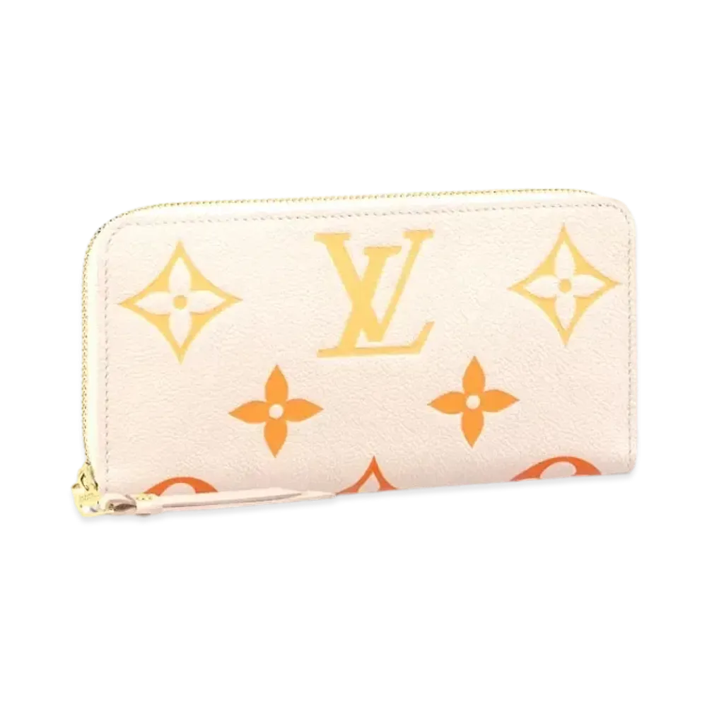 Louis Vuitton Zippy Wallet LV Gradient Monogram Empreinte "Beige"
