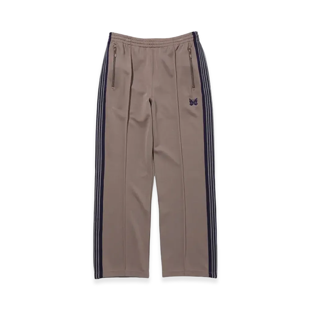 NEEDLES Straight Track Pants Poly Smooth "Taupe"