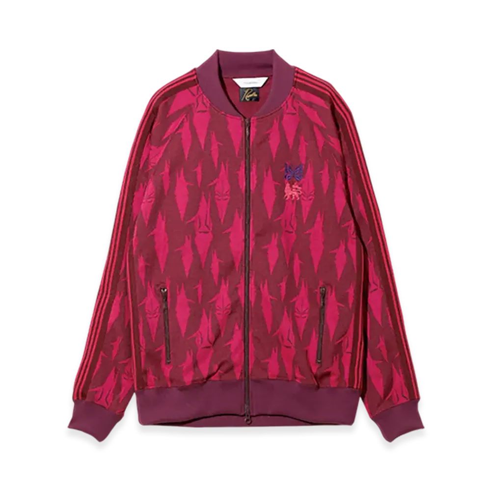 NEEDLES x Sasquatchfabrix. Track Jacket "Origami Crane" "Red"