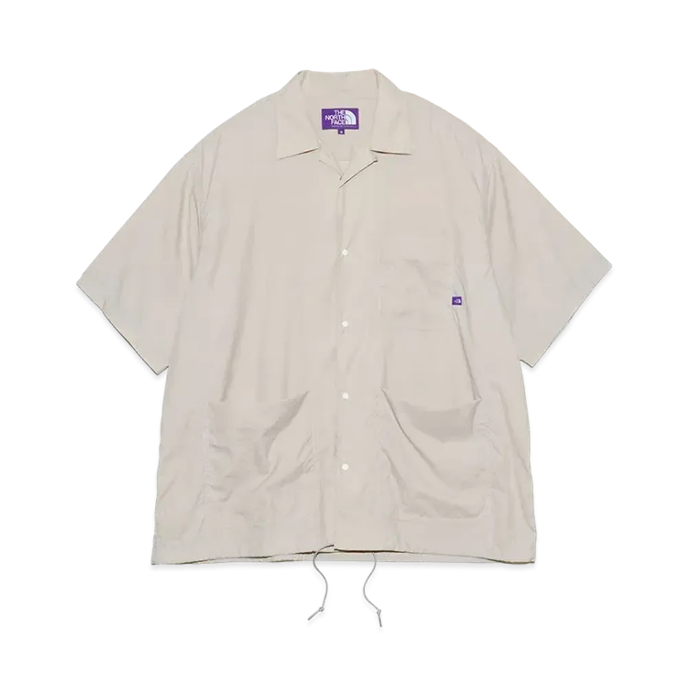 The North Face PURPLE LABEL Nylon Taffeta Field S/S Shirt "Light Gray"